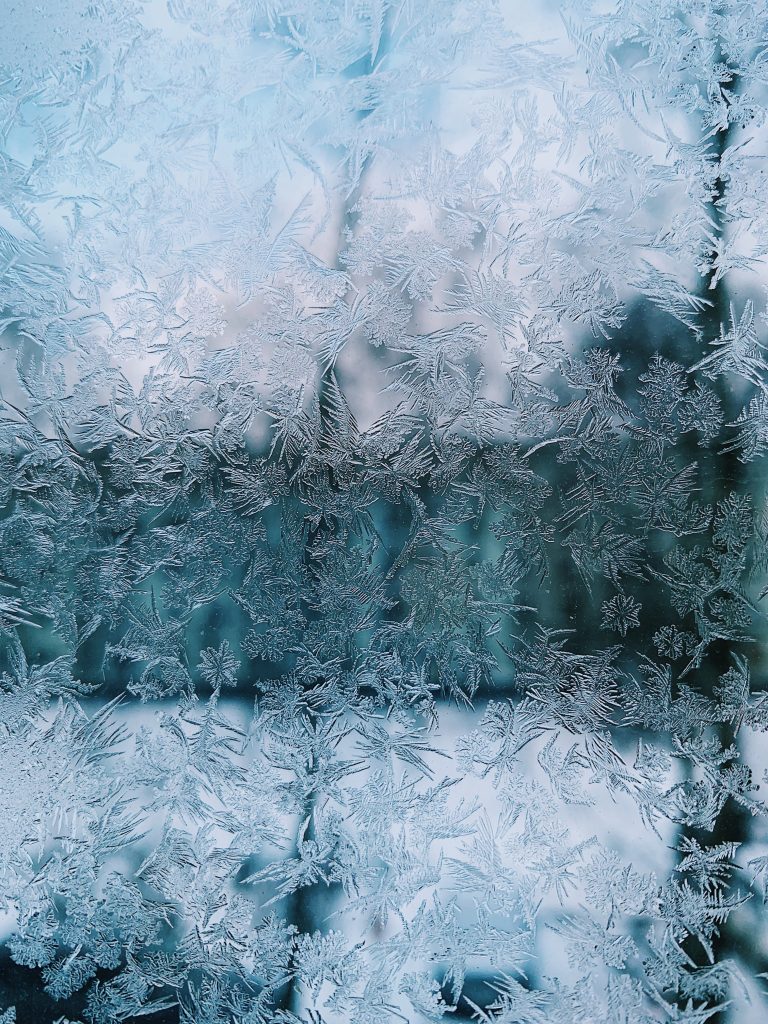 Storm Window - window frost