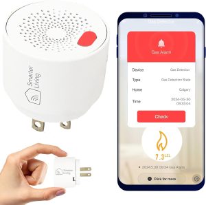 Gas Leak Detector, wifi-enabled