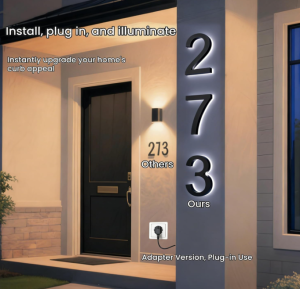 Back Lit-House Numbers