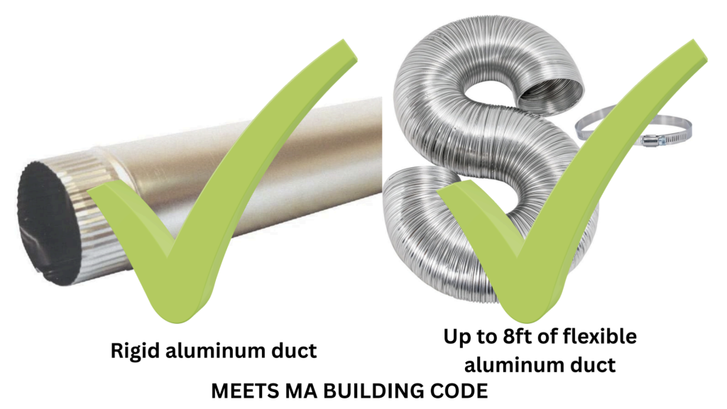 Building Code Compliant Dryer Vents
