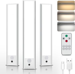 Rechargeable Under-Cabinet Lights - Magnetically Mounted