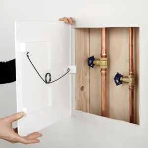 Spring-Mounted Access Panel